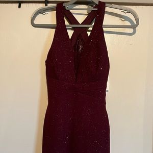 Juniors size 3 new with tags burgundy dress